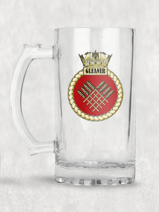 HMS Gleaner - Tankard/Beer Mug/Stein
