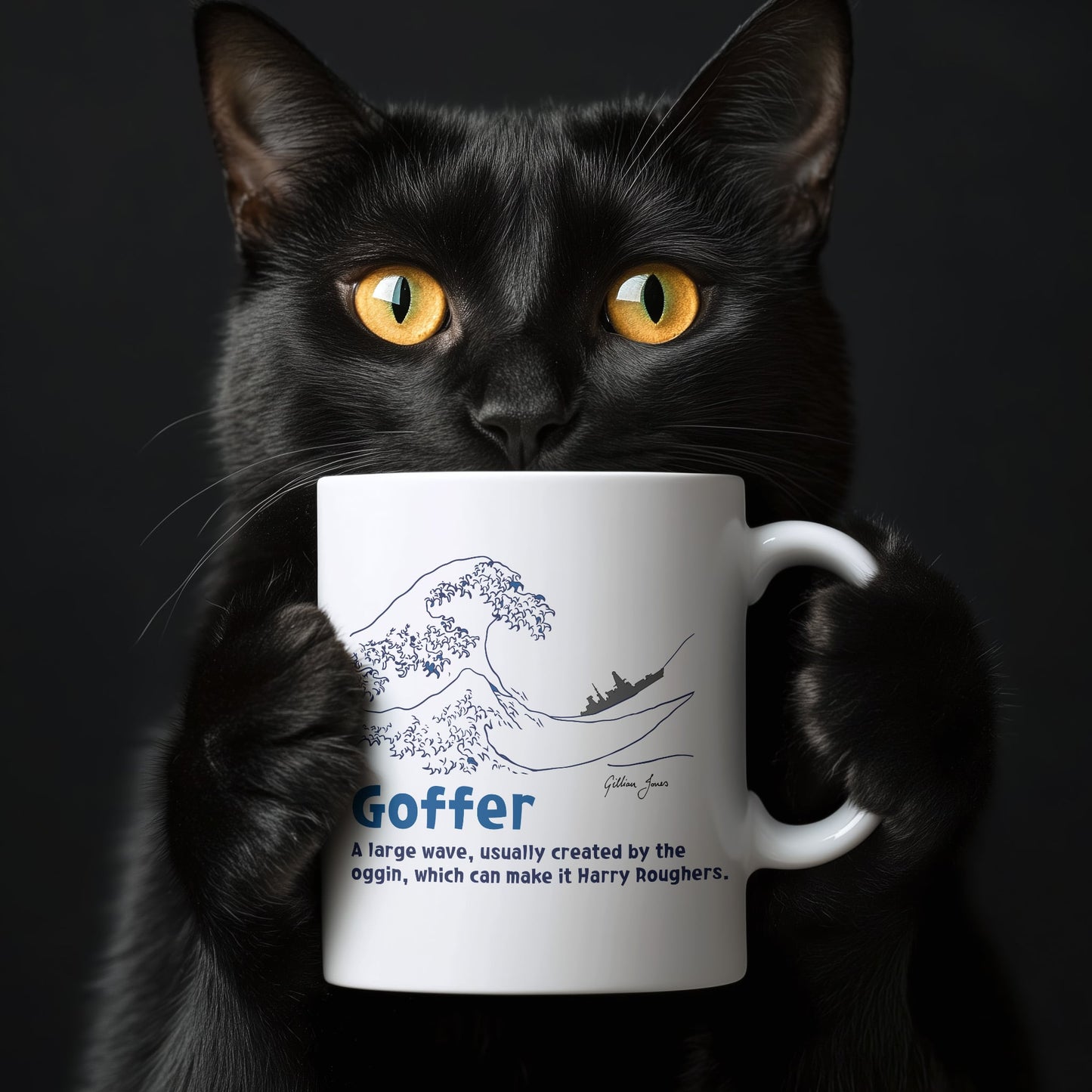 Goffer Cartoon Mug - Gillian Jones