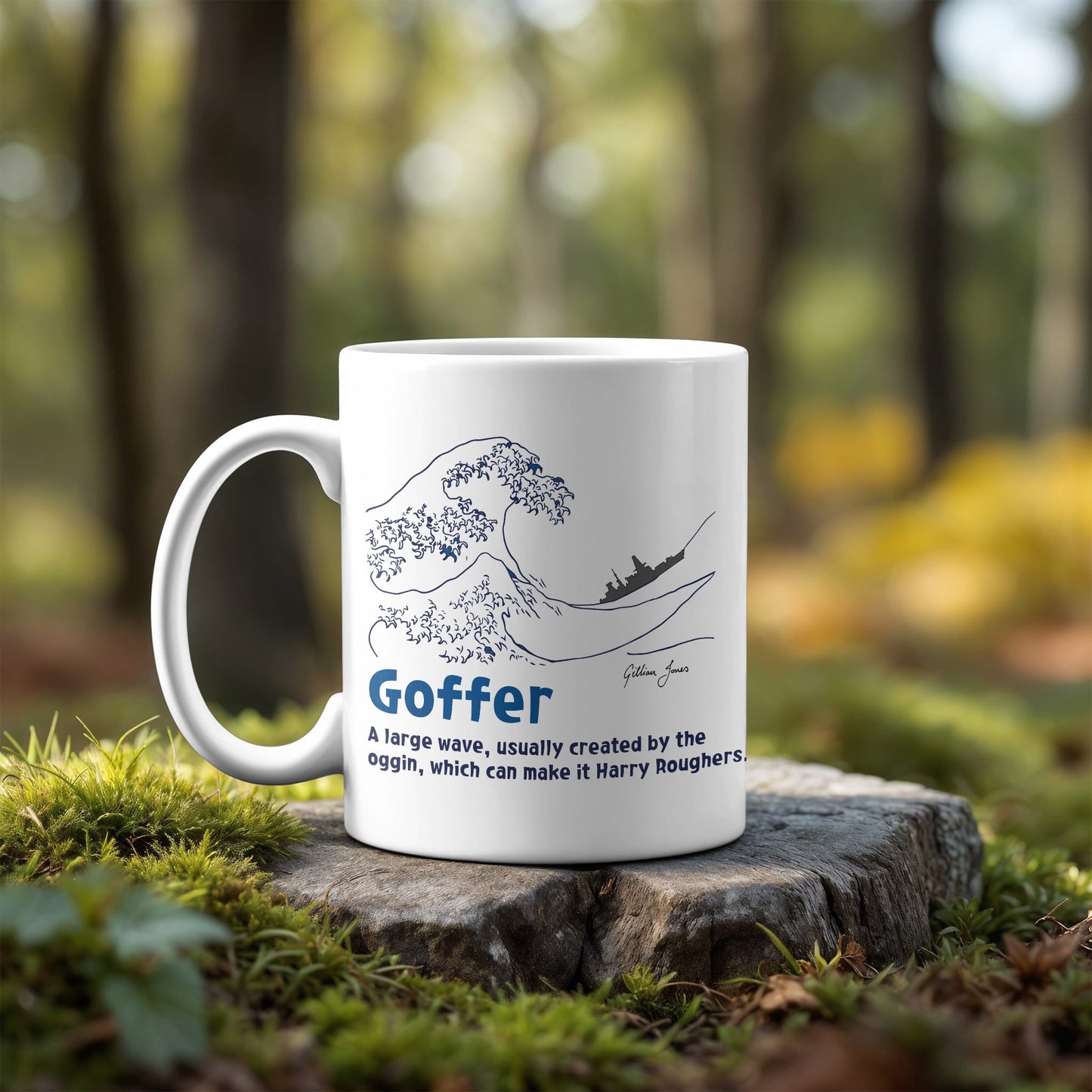 Goffer Cartoon Mug - Gillian Jones
