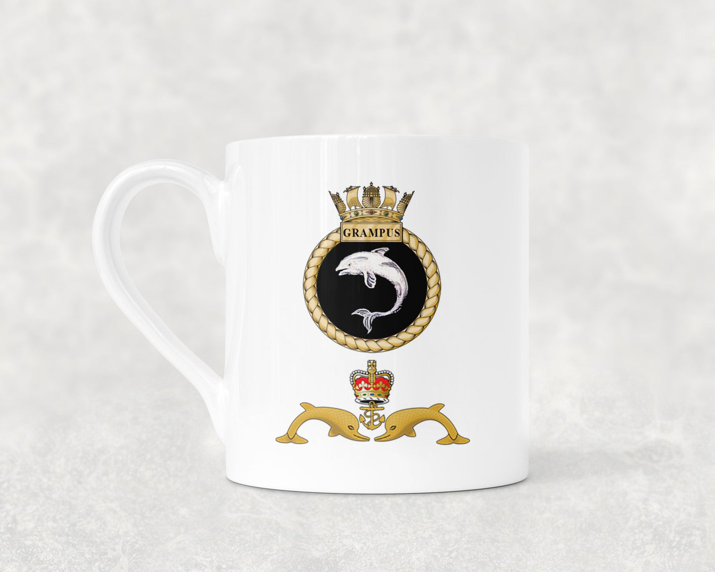 HMS Grampus - Bone China Mug