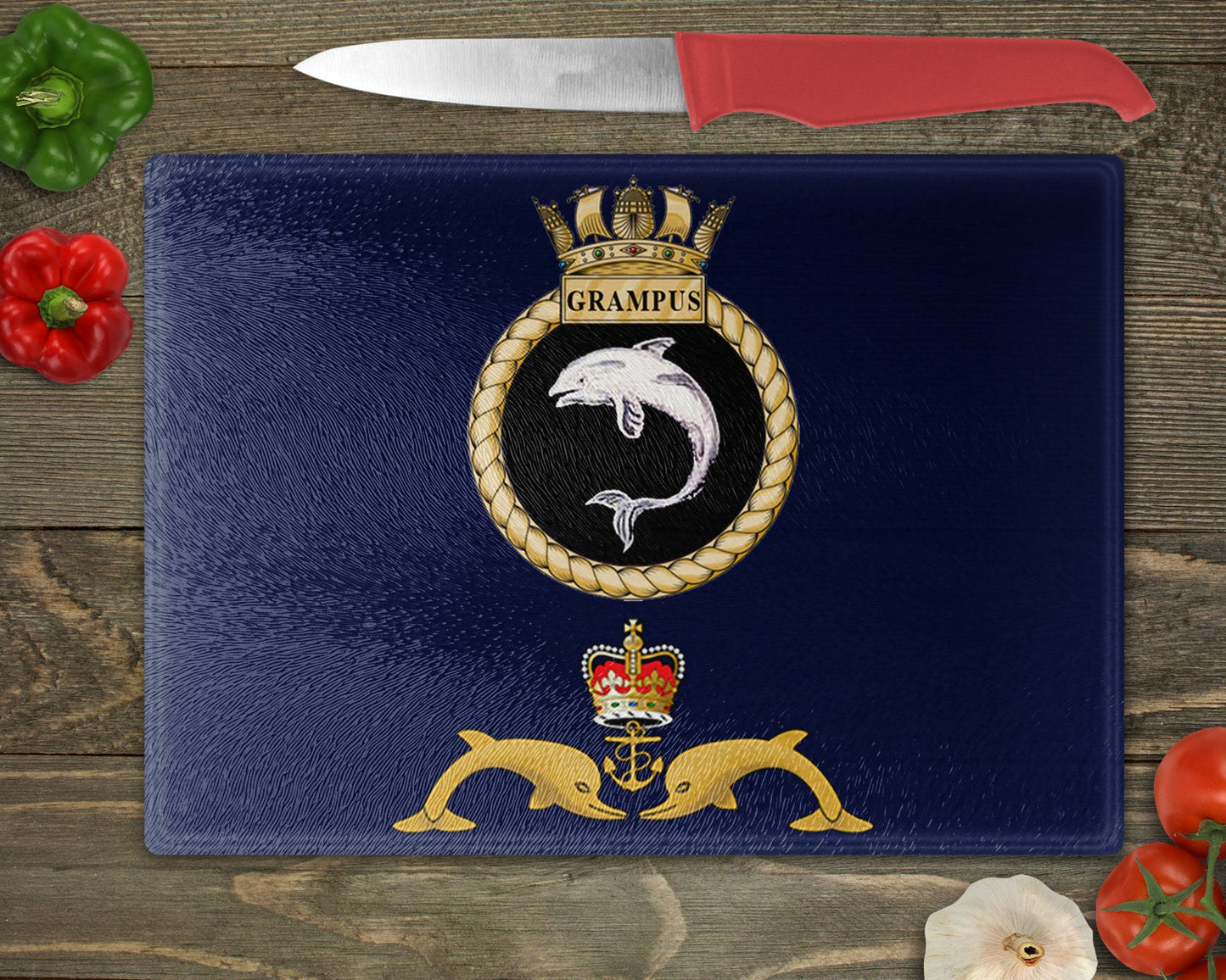 HMS Grampus - Cutting Board