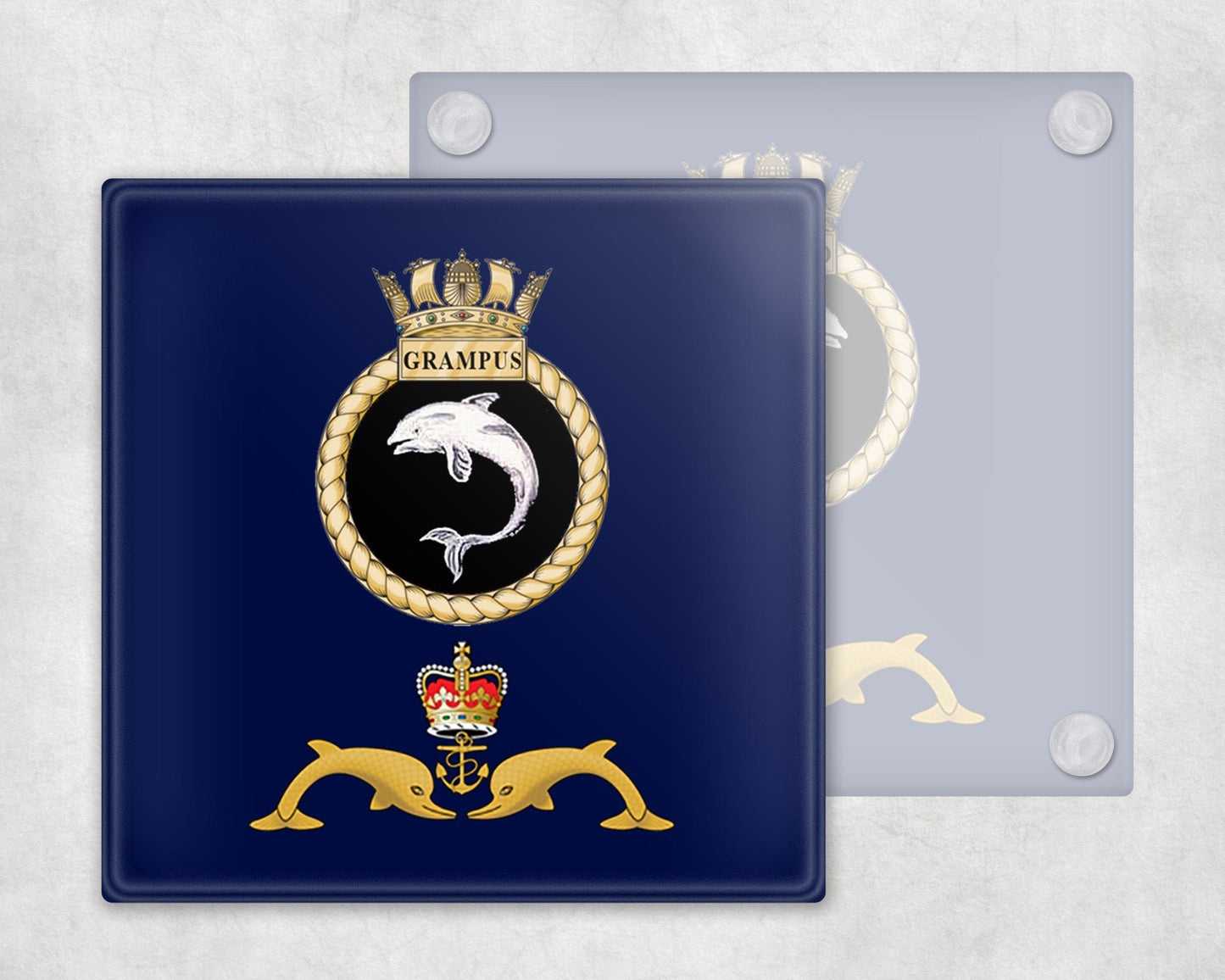 HMS Grampus - Glass Coaster