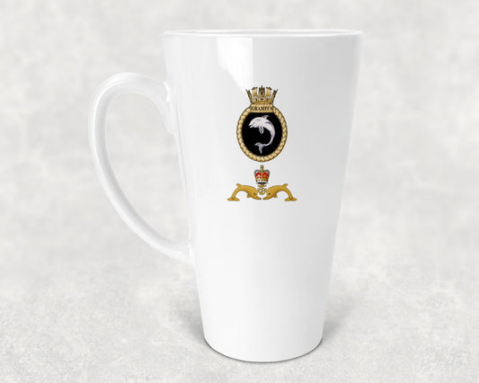 HMS Grampus - Latte Mug 17oz