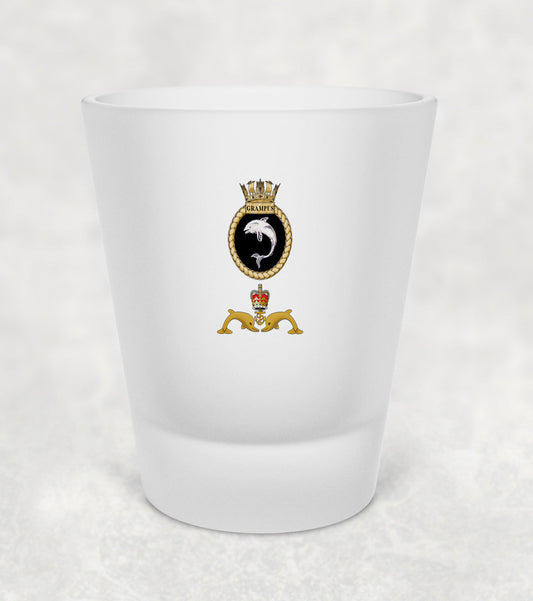 HMS Grampus - Shot Glass