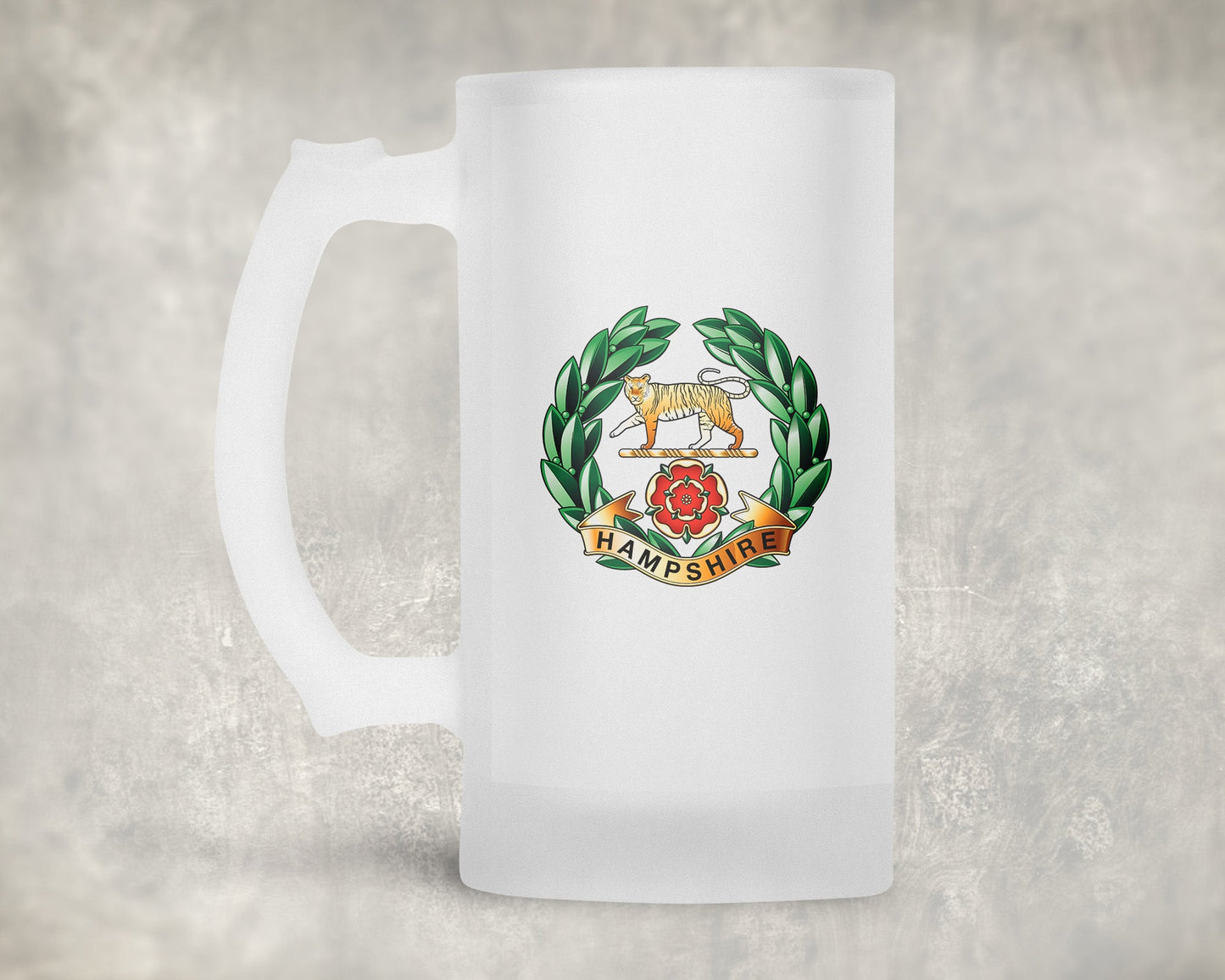 Hampshire Regt - Frosted Stein