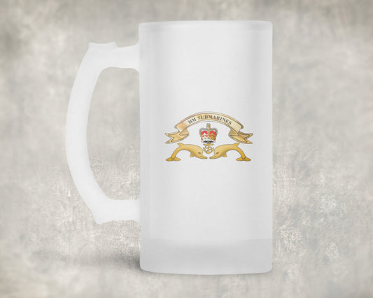 HM Submarines - Frosted Stein/Tankard/Beer Mug - Frosted Stein/Tankard/Beer Mug