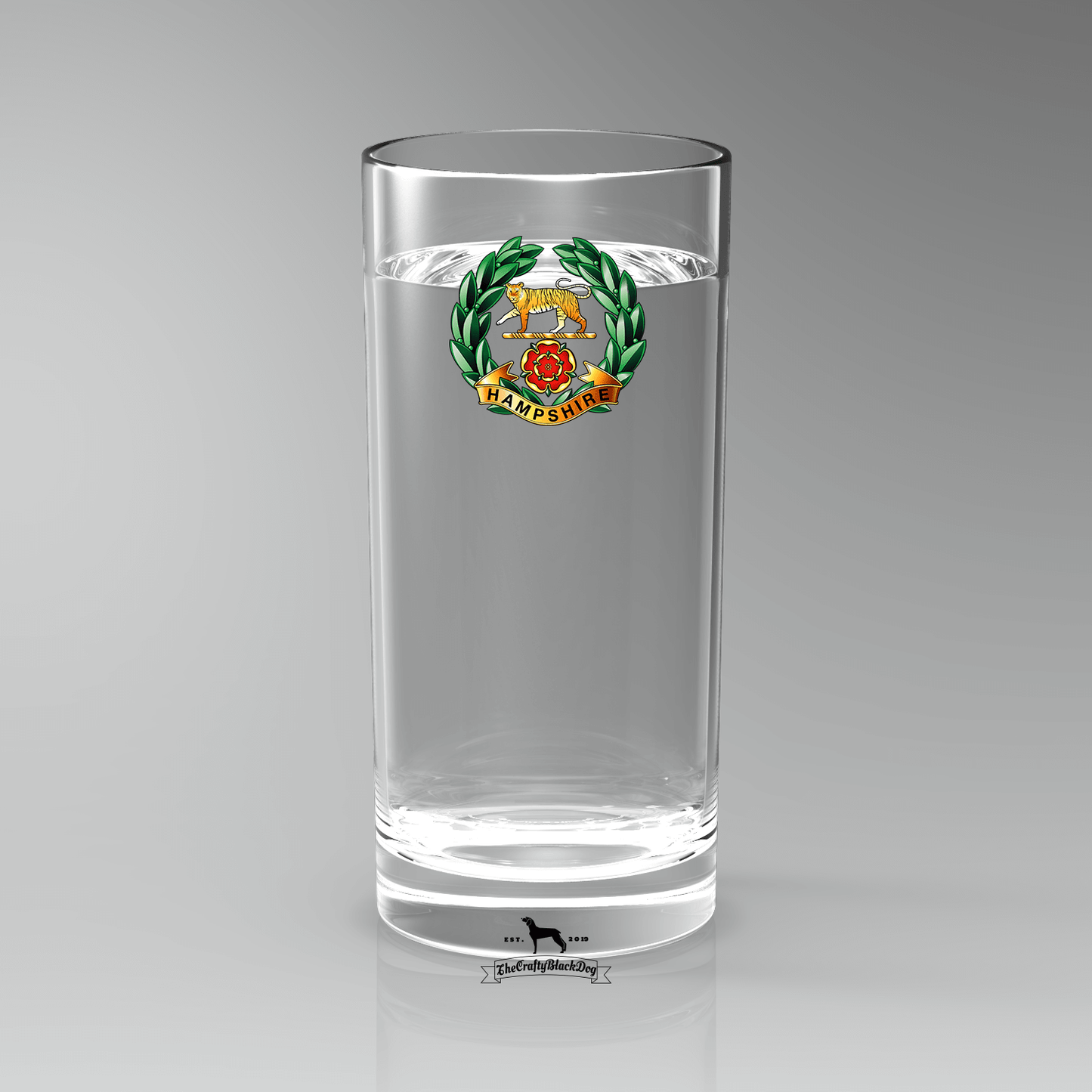 Hampshire Regt - Highball Glass(es)