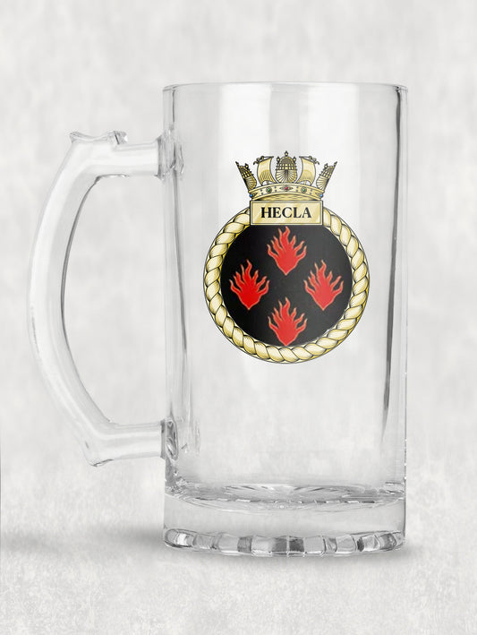HMS Hecla - Tankard/Beer Mug/Stein