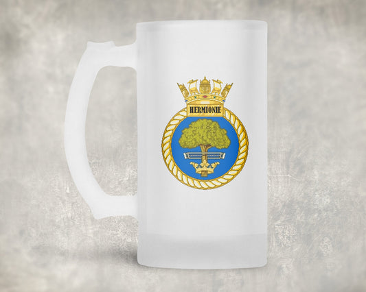 HMS Hermione - Frosted Stein/Tankard/Beer Mug - Frosted Stein/Tankard/Beer Mug