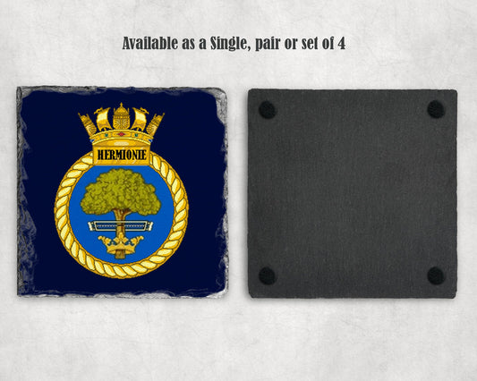 HMS Hermione - Slate Coaster