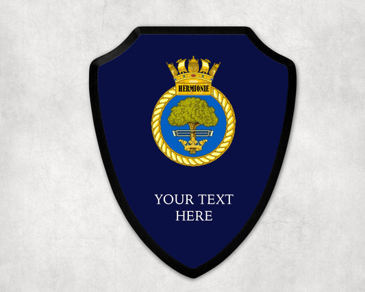 HMS Hermione - Royal Navy Printed Wall Shield
