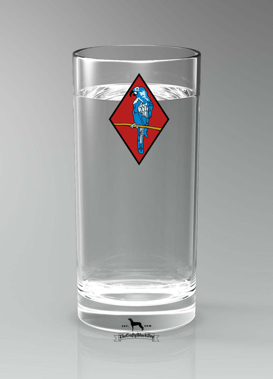 143 West Midlands Brigade - Straight Gin/Mixer/Water Glass