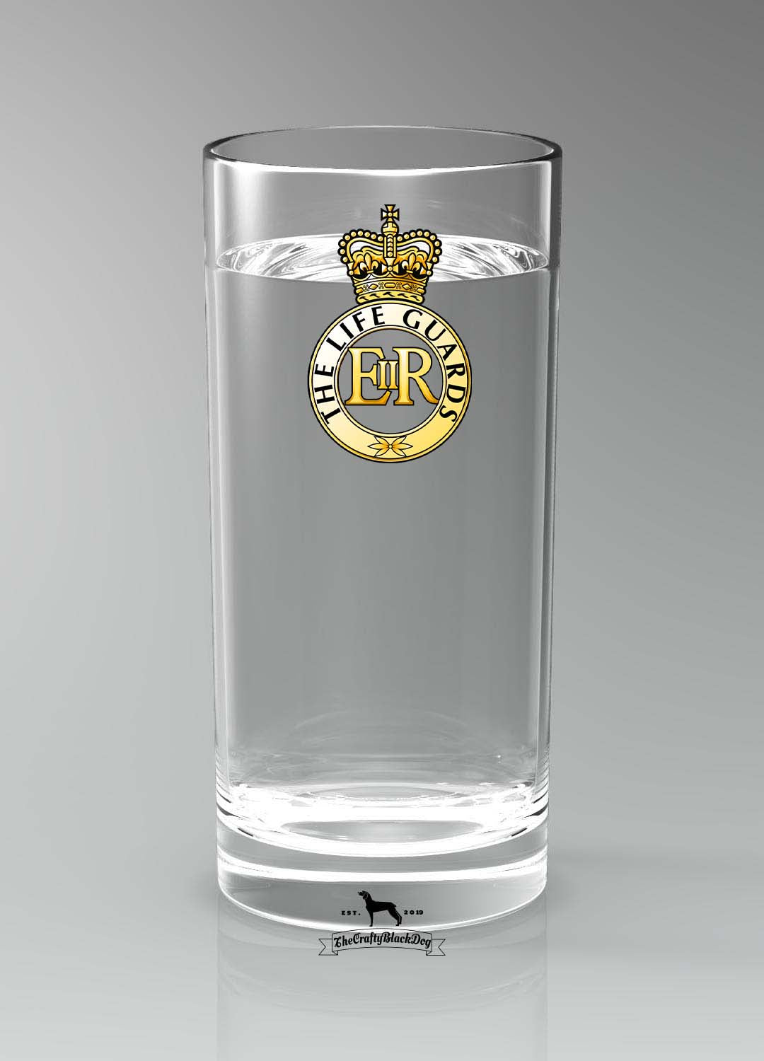 Life Guards insignia - Straight Gin/Mixer/Water Glass