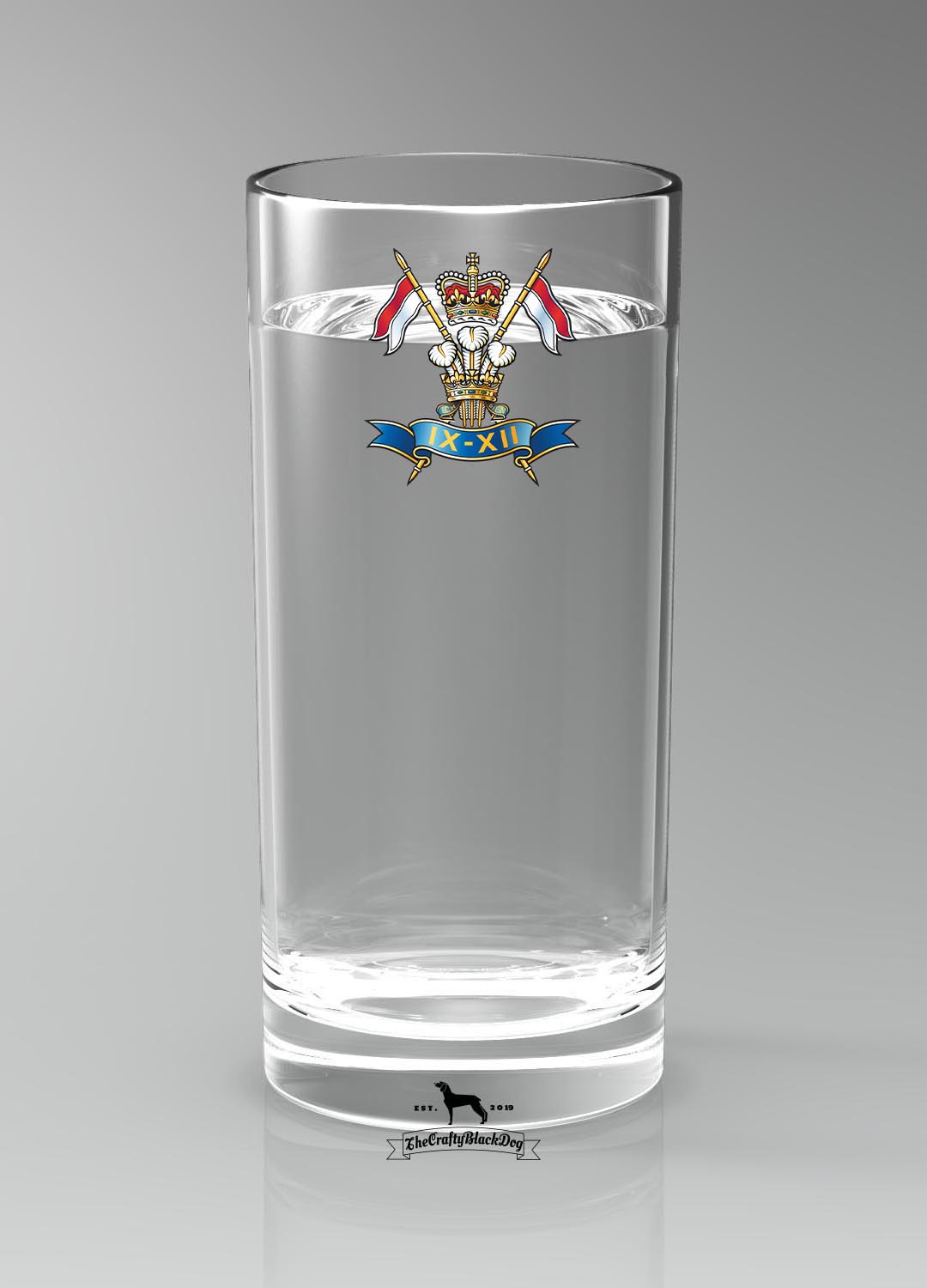 9th/12th Royal Lancers - Highball Glass(es)