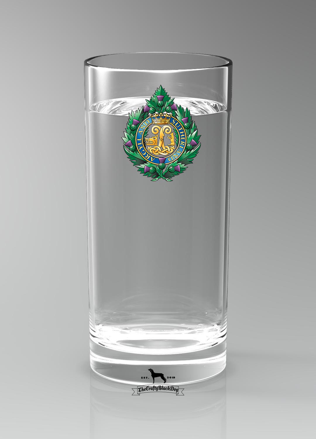 Argyll and Sutherland Highlanders - Highball Glass(es)