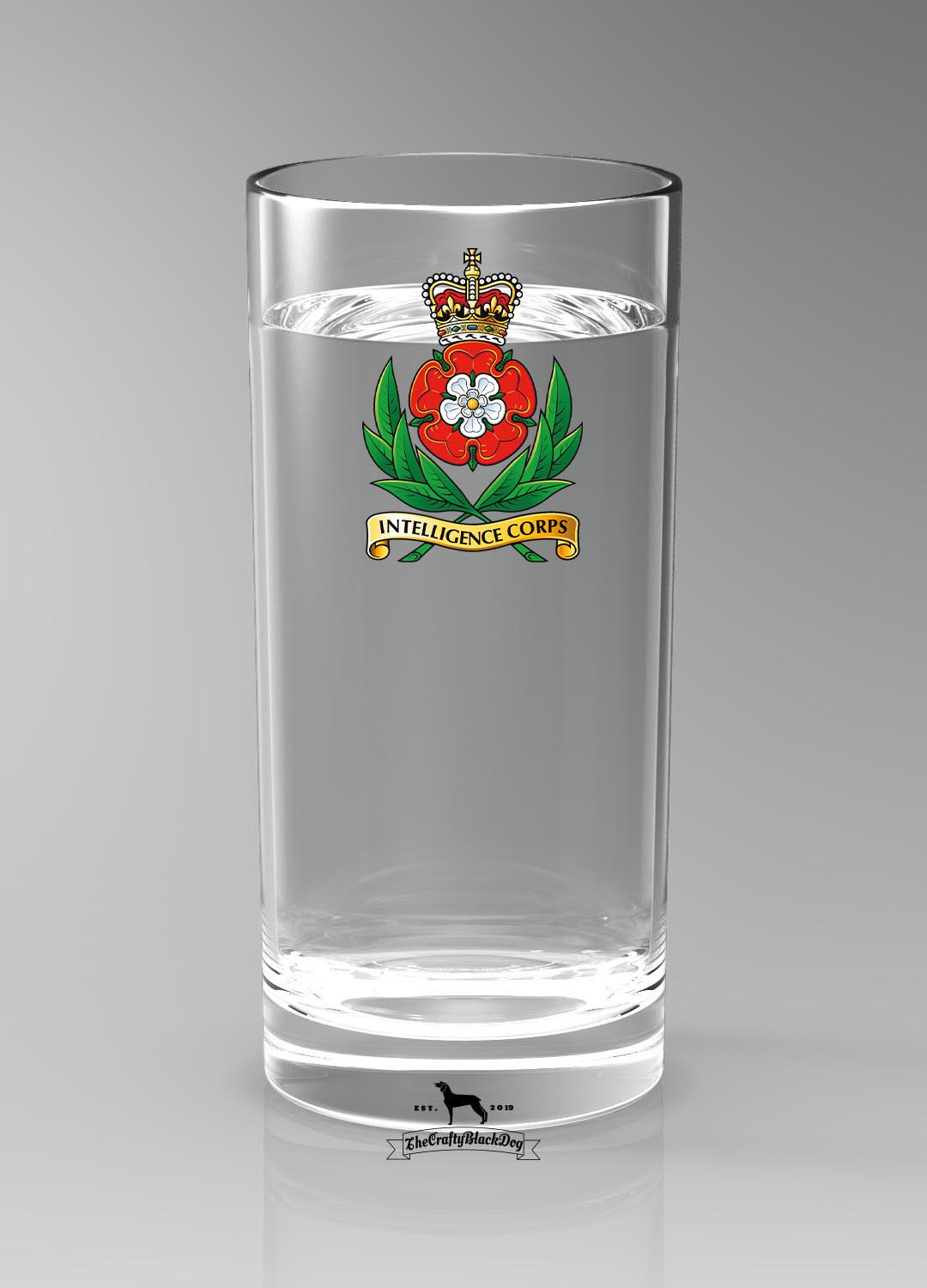 Intelligence Corps Cap Badge - Highball Glass(es)