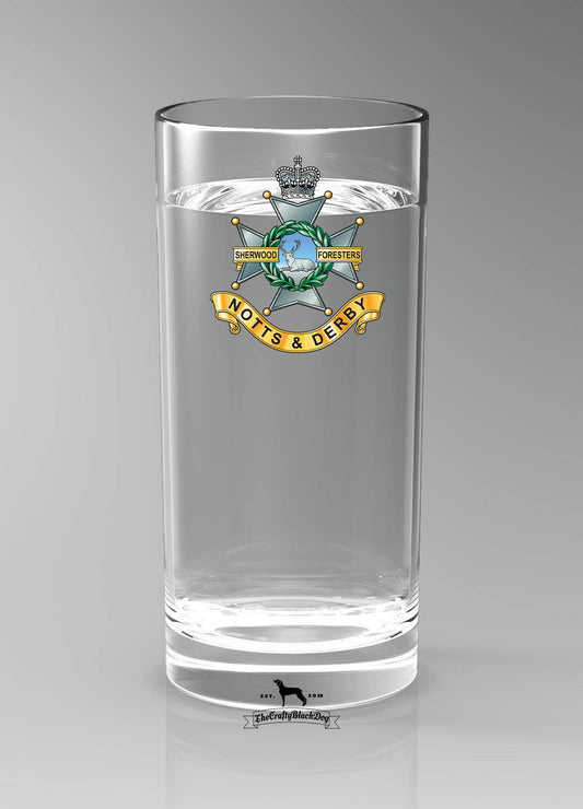 The Sherwood Foresters (Notts and Derby Regiment) - Highball Glass(es)