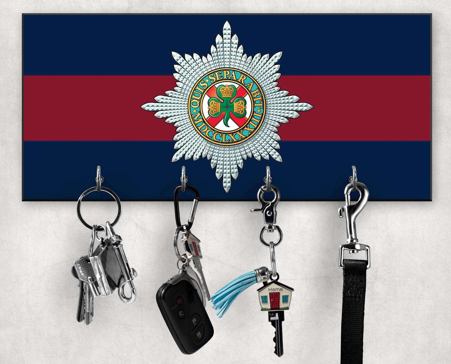 Irish Guards - Wooden Key/Beret Hook