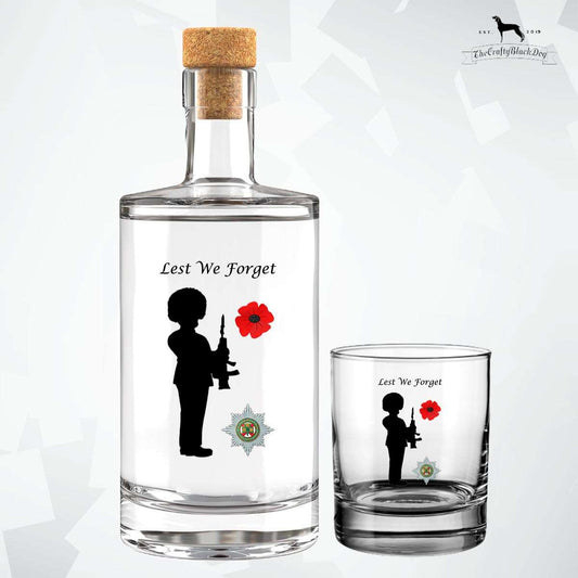 Lest We Forget - Irish Guards - Fill Your Own Spirit Bottle