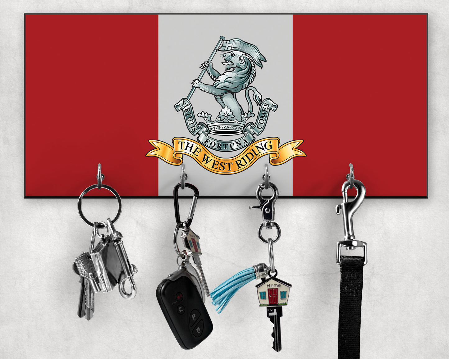 Duke of Wellington Regiment - Wooden Key Holder/Hook