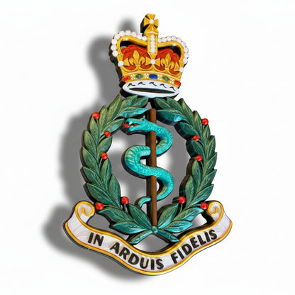 Royal Army Medical Corps Queen's Crown Cap Badge