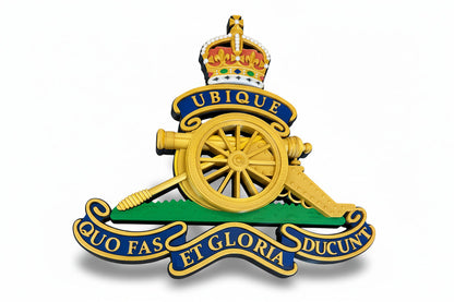 Royal Regiment of Artillery King's Crown Cap Badge