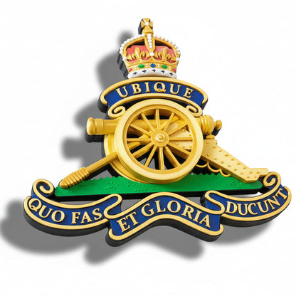 Royal Regiment of Artillery King's Crown Cap Badge