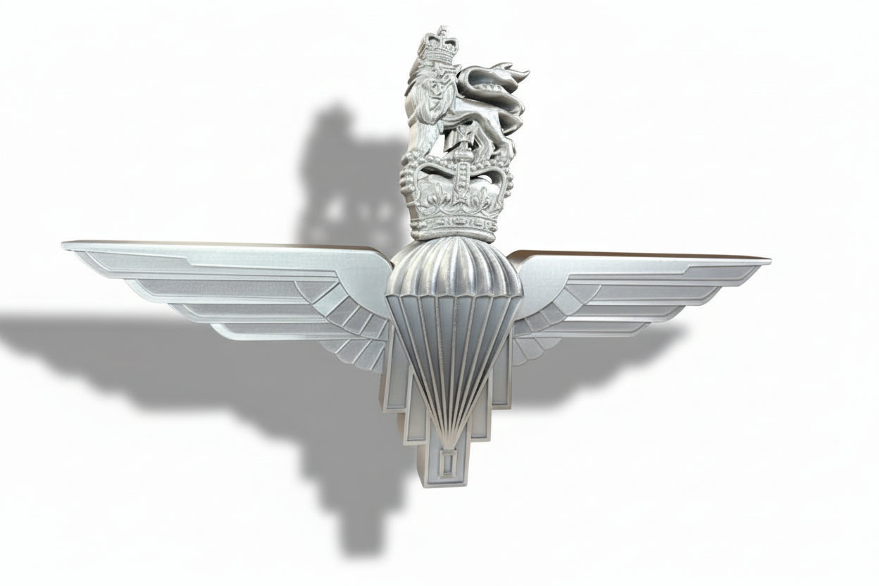Parachute Regiment Queen's Crown Cap Badge