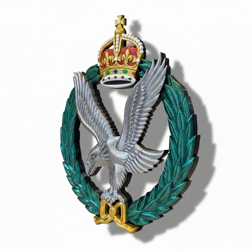 Army Air Corps King's Crown Cap Badge