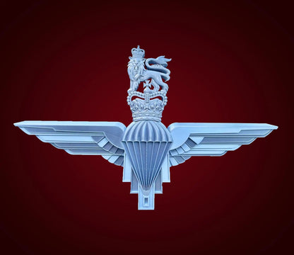 Parachute Regiment Queen's Crown XL Cap Badge