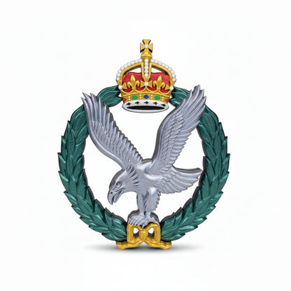 Army Air Corps King's Crown Cap Badge