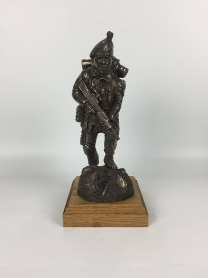 Royal Irish Ranger SA80 Caubeen Cold Cast Bronze Military Statue