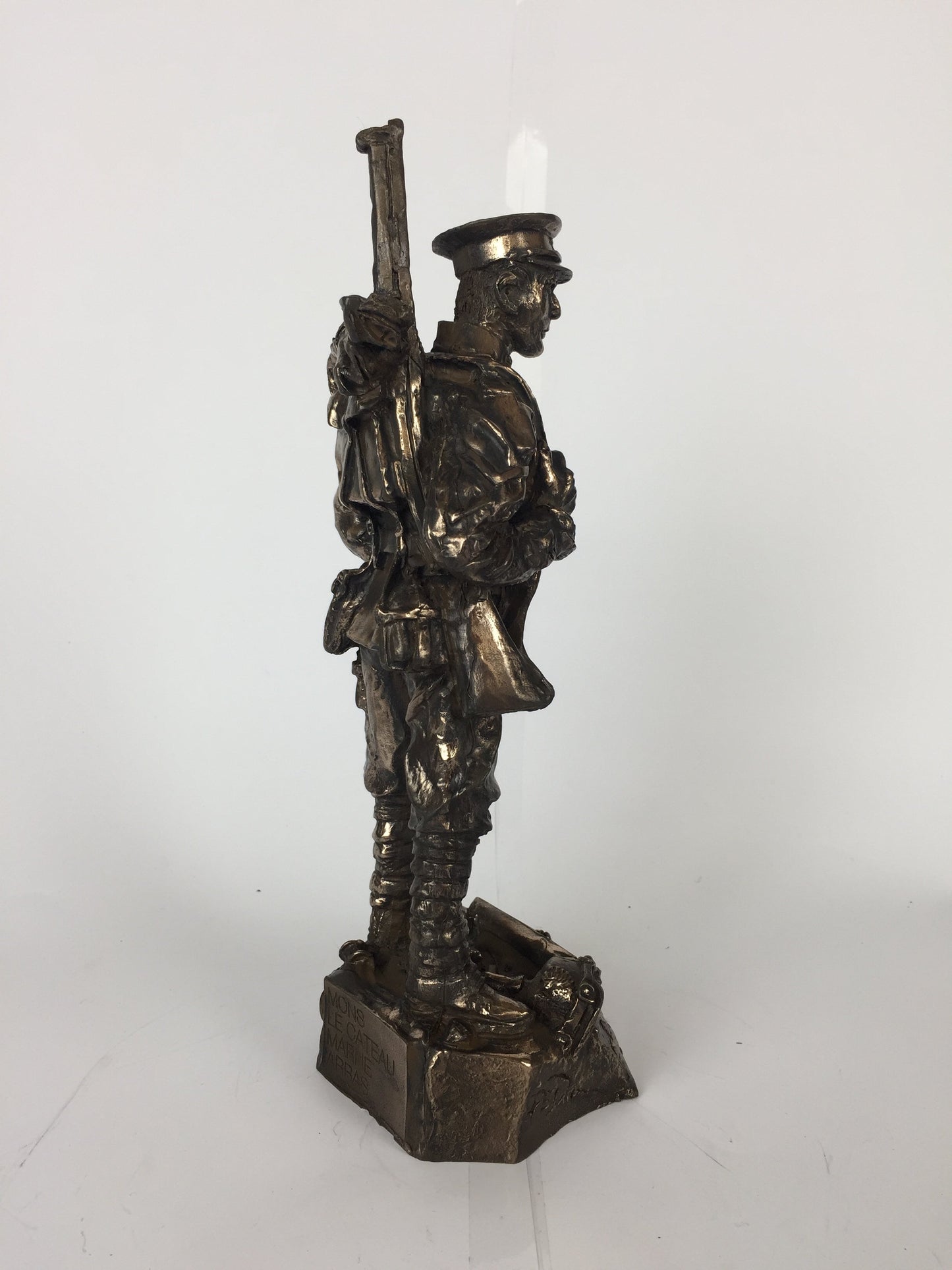 WW1 Old Contemptible Cold Cast Bronze Military Statue | Handmade in England