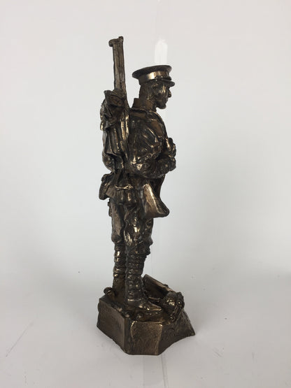 WW1 Old Contemptible Cold Cast Bronze Military Statue | Handmade in England