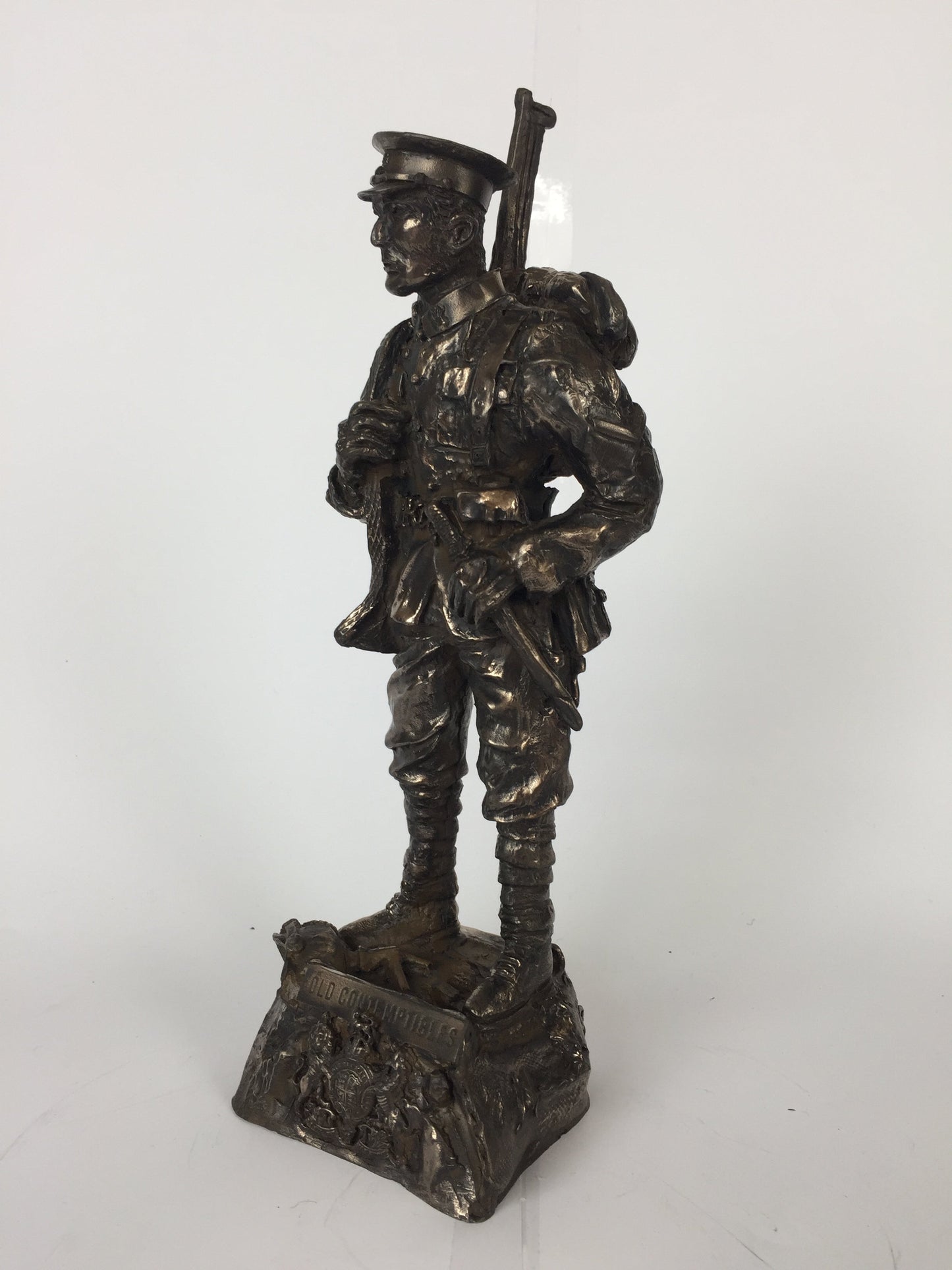 WW1 Old Contemptible Cold Cast Bronze Military Statue | Handmade in England