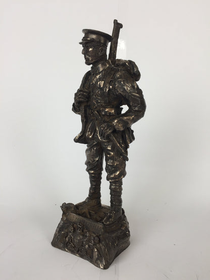 WW1 Old Contemptible Cold Cast Bronze Military Statue | Handmade in England
