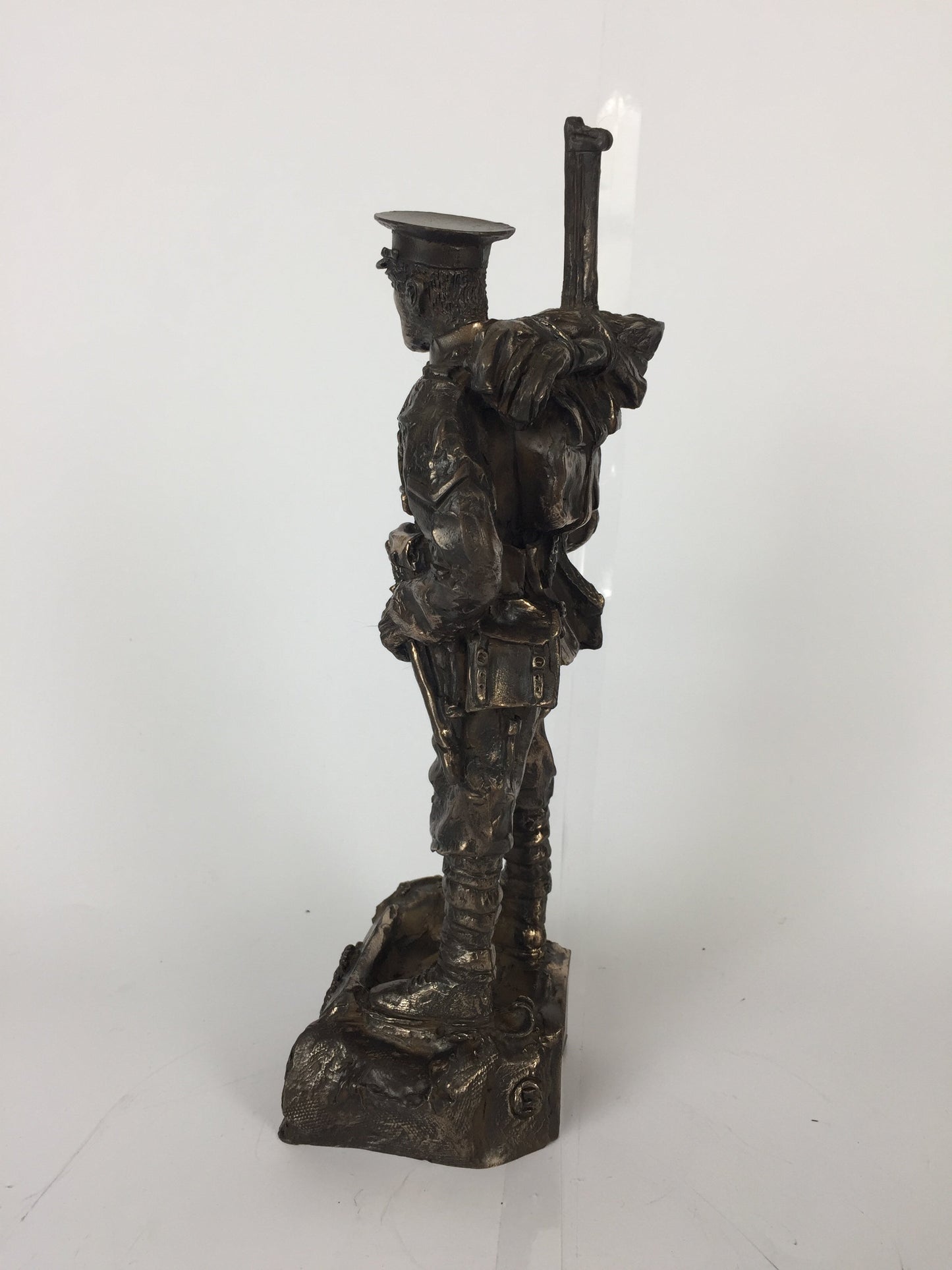 WW1 Old Contemptible Cold Cast Bronze Military Statue | Handmade in England