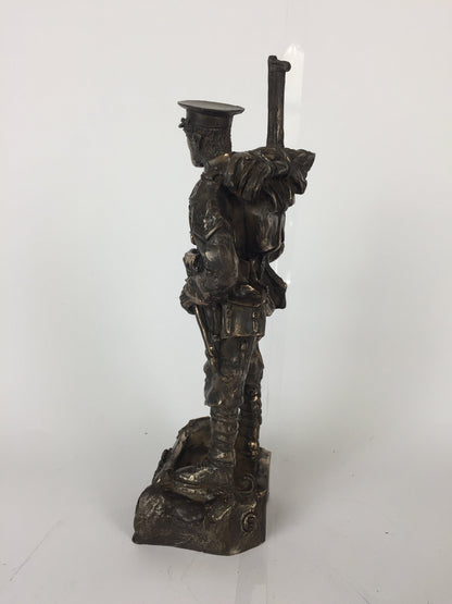 WW1 Old Contemptible Cold Cast Bronze Military Statue | Handmade in England