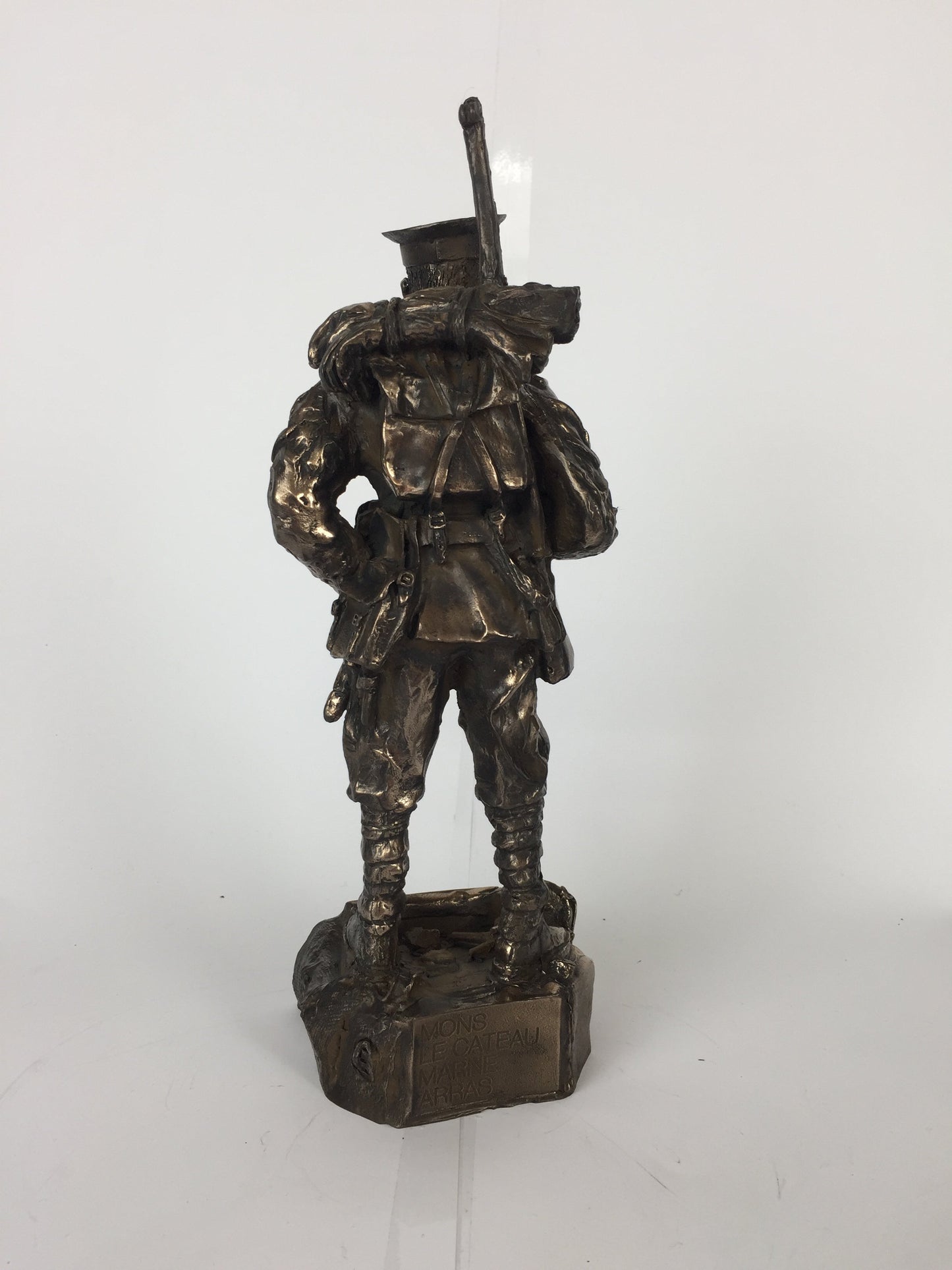 WW1 Old Contemptible Cold Cast Bronze Military Statue | Handmade in England
