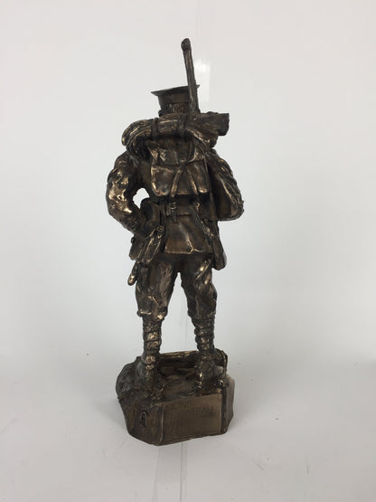 WW1 Old Contemptible Cold Cast Bronze Military Statue | Handmade in England