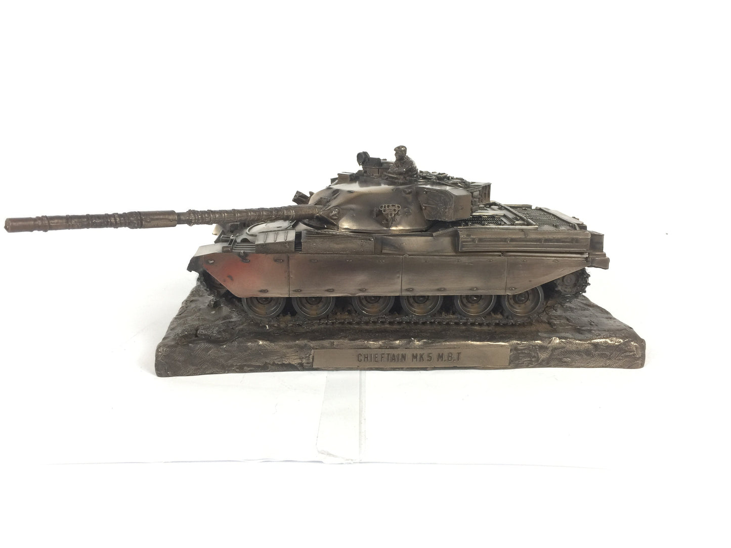 Chieftain FV4201 Mk3 M.B.T Cold Cast Bronze Tank Statue | Handmade in England