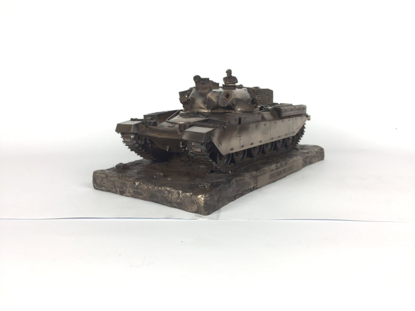 Chieftain FV4201 Mk3 M.B.T Cold Cast Bronze Tank Statue | Handmade in England