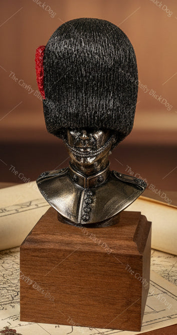 Coldstream Guard Bust Cold Cast Bronze Military statue | Handmade in England