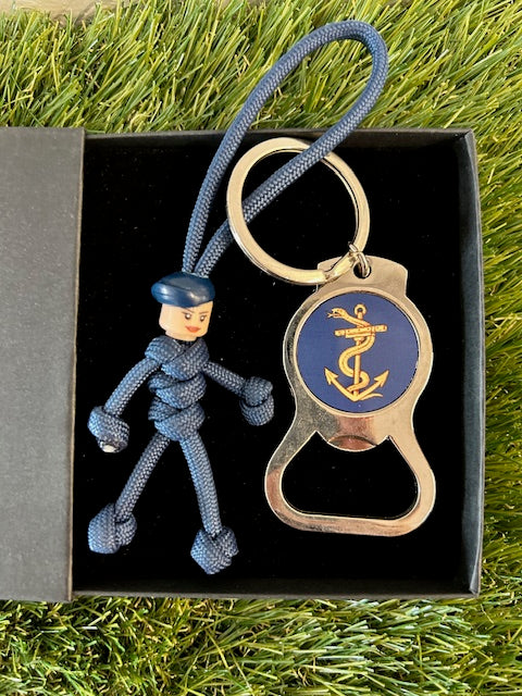 Royal Naval Medical Service - pBuddies' Paracord Keychains and Key Ring Bottle Opener