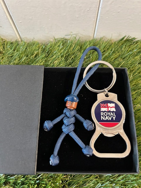 Royal Navy - pBuddies' Paracord Keychains and Key Ring Bottle Opener