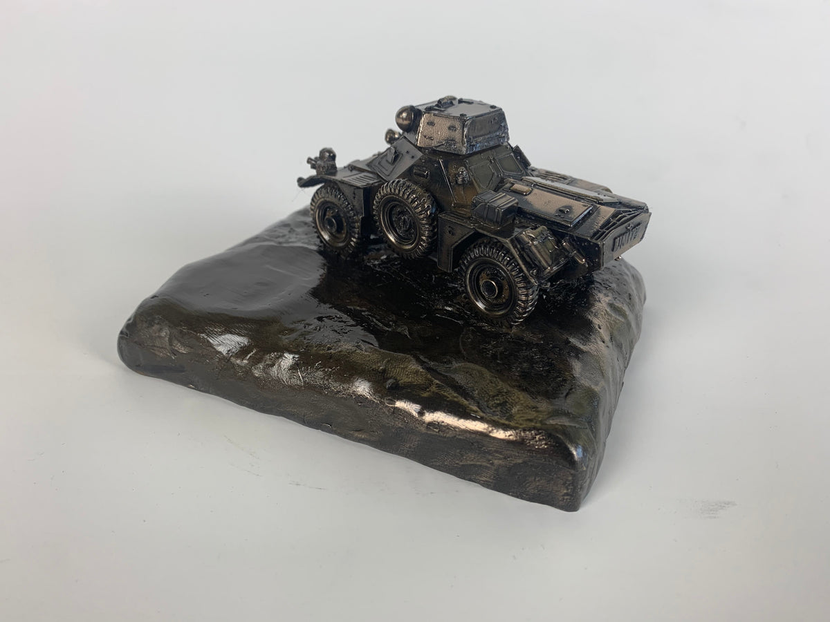 Ferret Scout Car Mk 2 – Cold Cast Bronze Military Vehicle