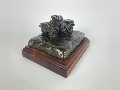 Ferret Scout Car Mk 2 – Cold Cast Bronze Military Vehicle