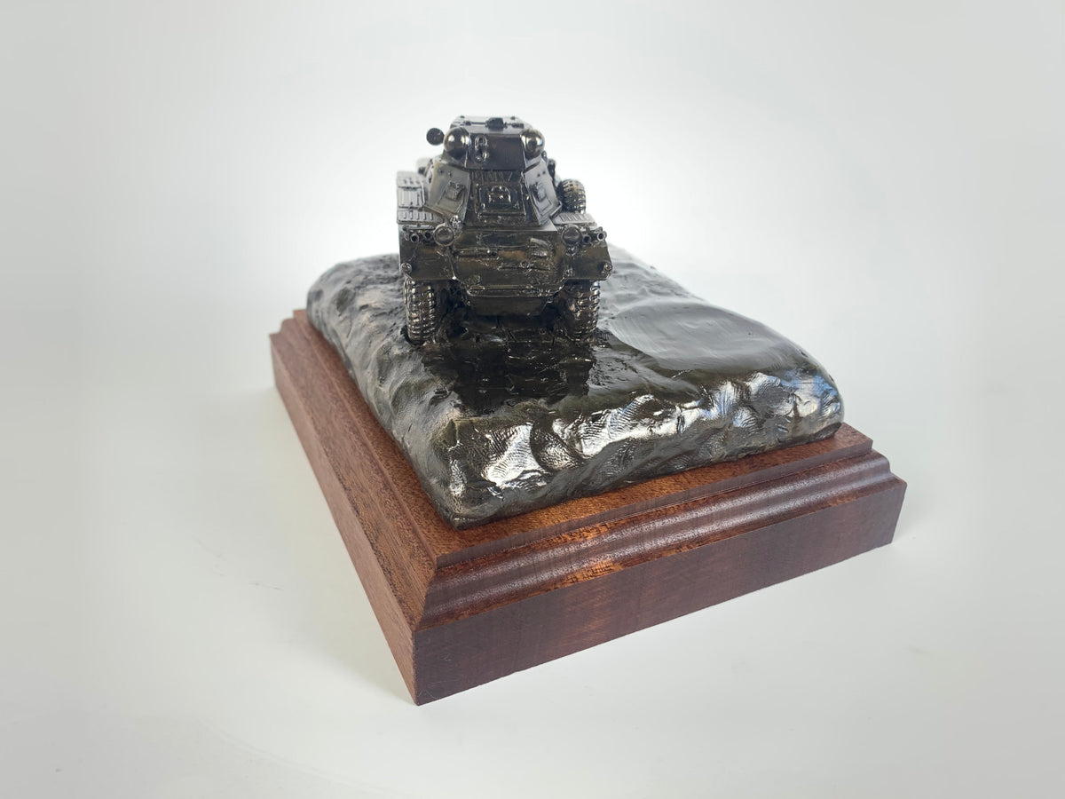 Ferret Scout Car Mk 2 – Cold Cast Bronze Military Vehicle