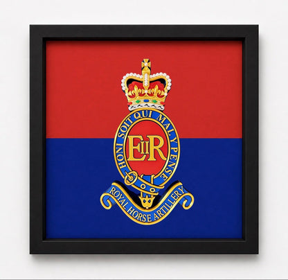 3rd Regiment Royal Horse Artillery Cap Badge Display Frame | Official MOD-Licensed Gift