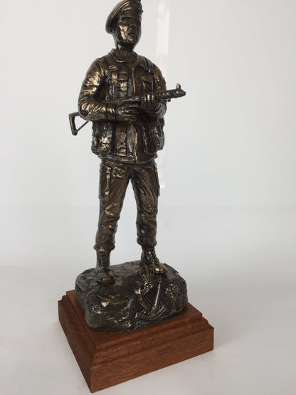 Royal Irish Ranger on Patrol Cold Cast Bronze Statue | Made in Britain